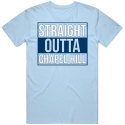 Straight Outta Chapel Hill Mens Soft Cotton Tee T Shirt