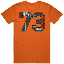 Miami D Football 1973 Superbowl Champions Team Roster Retro Sports Fan Mens Soft Cotton Tee T Shirt