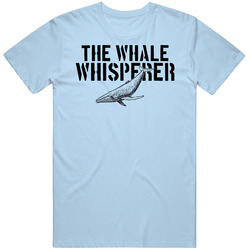 The Whale Whisperer Animal Mammal Sea Ocean Mens Soft Cotton Tee T Shirt
