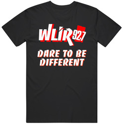 Wlir 92.7 Dare To Be Different Mens Soft Cotton Tee T Shirt