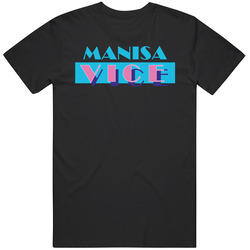 Manisa Turkey Turkish Miami Vice Police Parody Mens Soft Cotton Tee T Shirt