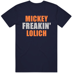 Mickey Lolich Freakin Detroit Michigan Baseball Sports Mens Soft Cotton Tee T Shirt