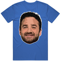 Jeff Saturday Big Head Mens Soft Cotton Tee T Shirt