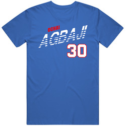 Ochai Agbaji 30 Favorite Player Kansas College Basketball Fan Mens Soft Cotton Tee T Shirt