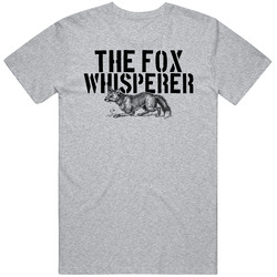 The Fox Whisperer Animal Mammal Mens Soft Cotton Tee T Shirt