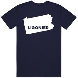 Ligonier Pennsylvania Custom City Patriotic Usa Mens Soft Cotton Tee T Shirt