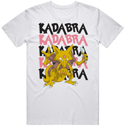 Kadabra Pokemon Video Game Movie Cartoon Character Fan Mens Soft Cotton Tee T Shirt