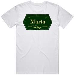 Marta Vintage Label Name Mens Soft Cotton Tee T Shirt