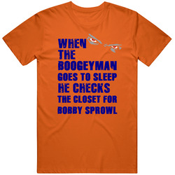Bobby Sprowl Texas Boogeyman Houston Sports Baseball Mens Soft Cotton Tee T Shirt