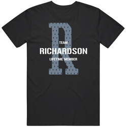 Richardson Team Lifetime Member Favorite City Mens Soft Cotton Tee T Shirt