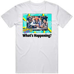 What's Happening Tv Series Fan Mens Soft Cotton Tee T Shirt