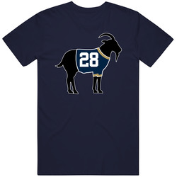 Marshall Faulk Goat Greatest Of All Time Los Angeles R Football Player Fan Mens Soft Cotton Tee T Shirt
