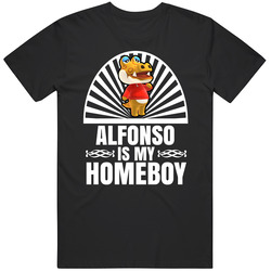 Alfonso Is My Homeboy Animal Crossing New Horizons Character Video Game Fan Mens Soft Cotton Tee T Shirt