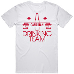 Canadian Drinking Team Canada Day Pride Holiday Beer Party Mens Soft Cotton Tee T Shirt