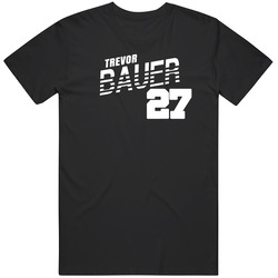 Trevor Bauer 27 Favorite Player Cincinnati Baseball Cool Mens Soft Cotton Tee T Shirt