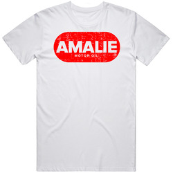 Amalie Oil Automobile Car Auto Motor Parts Cool Distressed Brand Logo Emblem Mens Soft Cotton Tee T Shirt