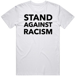 Stand Against Racism Social Activist Equal Justice Supporter Mens Soft Cotton Tee T Shirt