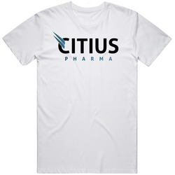 Citius Pharmaceuticals Inc Nasdaq Company Logo Employee Fan Mens Soft Cotton Tee T Shirt