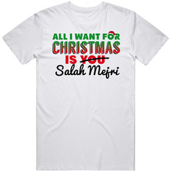 Salah Mejri All I Want For Christmas Dallas Basketball Mens Soft Cotton Tee T Shirt