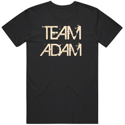 Team Sports Last First Name Adam Mens Soft Cotton Tee T Shirt