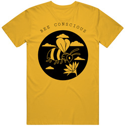 Bee Conscious Save The Bees Cute Nature Lover Mens Soft Cotton Tee T Shirt