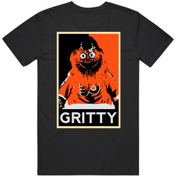 Gritty Mascot Philadelphia Hockey Sports Team Fan Mens Soft Cotton Tee T Shirt