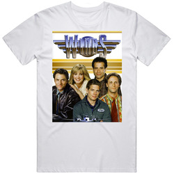 Wings Actors 90s Airport Comedy Tv Show Mens Soft Cotton Tee T Shirt