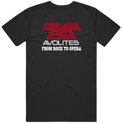 Avolites Red & White Mens Soft Cotton Tee T Shirt