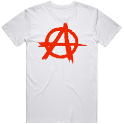 Anarchy Symbol Mens Soft Cotton Tee T Shirt