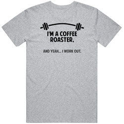 Coffee Roaster Funny Workout Personalized Mens Soft Cotton Tee T Shirt