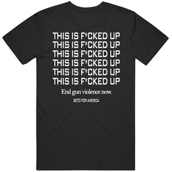 Beto O'rourke This Is F-cked Up Bill Maher Parody Mens Soft Cotton Tee T Shirt