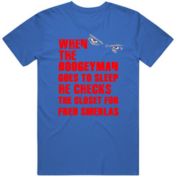 Fred Smerlas Buffalo New York Football Sports Boogeyman Mens Soft Cotton Tee T Shirt