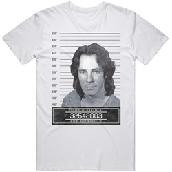 Rick Springfield Young Celebrity Mugshot Police Department Mens Soft Cotton Tee T Shirt