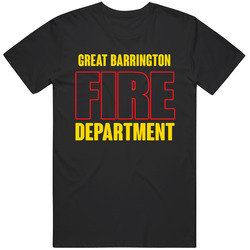 Great Barrington Fire Department Personalized City Mens Soft Cotton Tee T Shirt