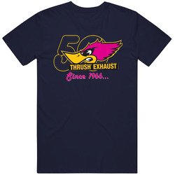 Thrush Exhaust Mufflers Road Runner Logo Mens Soft Cotton Tee T Shirt