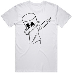 Marshmello Dab Electronic Music Edm Dj Fan Mens Soft Cotton Tee T Shirt