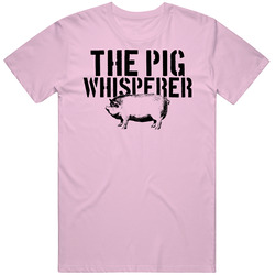 The Pig Whisperer Animal Mammal Mens Soft Cotton Tee T Shirt