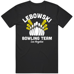Lebowski Bowling Team Mens Soft Cotton Tee T Shirt