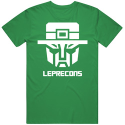Leprecons Transformers Funny St Patricks Day Mens Soft Cotton Tee T Shirt