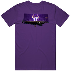 Joe Burrow Burreaux Billboard Lsu Football Fan Mens Soft Cotton Tee T Shirt