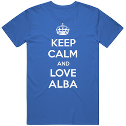 Keep Calm And Love Alba City Parody Mens Soft Cotton Tee T Shirt