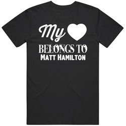 Matt Hamilton Heart Belongs To Team United States Of America Pyeongchang 2018 Fan Mens Soft Cotton Tee T Shirt