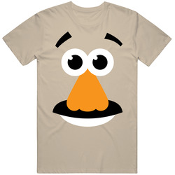 Mr Potato Head Big Face Buddy Partner Halloween Costume Mens Soft Cotton Tee T Shirt