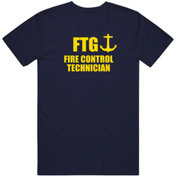 Fire Control Technician Ftg Us Navy Mens Soft Cotton Tee T Shirt