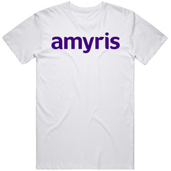 Amyris Inc Nasdaq Company Logo Employee Fan Mens Soft Cotton Tee T Shirt