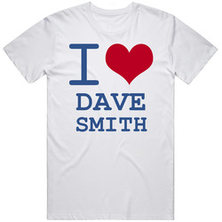 Dave Smith California I Love Heart Basketball Hockey Baseball Football Mens Soft Cotton Tee T Shirt