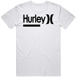 Hurley White Mens Soft Cotton Tee T Shirt Hurley White Mens Soft Cotton Tee T Shirt