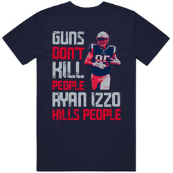 Guns Dont Kill Ryan Izzo Kills People New England Football Mens Soft Cotton Tee T Shirt
