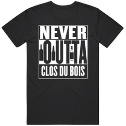 Never Outta Clos Du Bois Straight Outta Compton Parody Mens Soft Cotton Tee T Shirt