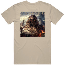 Disturbed Immortalized Heavy Metal Music Band Mens Soft Cotton Tee T Shirt